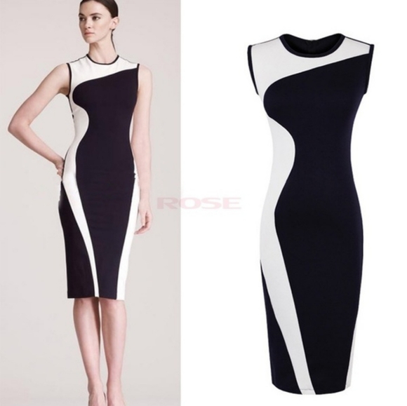 Finejo Dresses & Skirts - Bodycon pencil dress, Size L